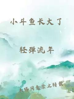 小斗鱼长大了